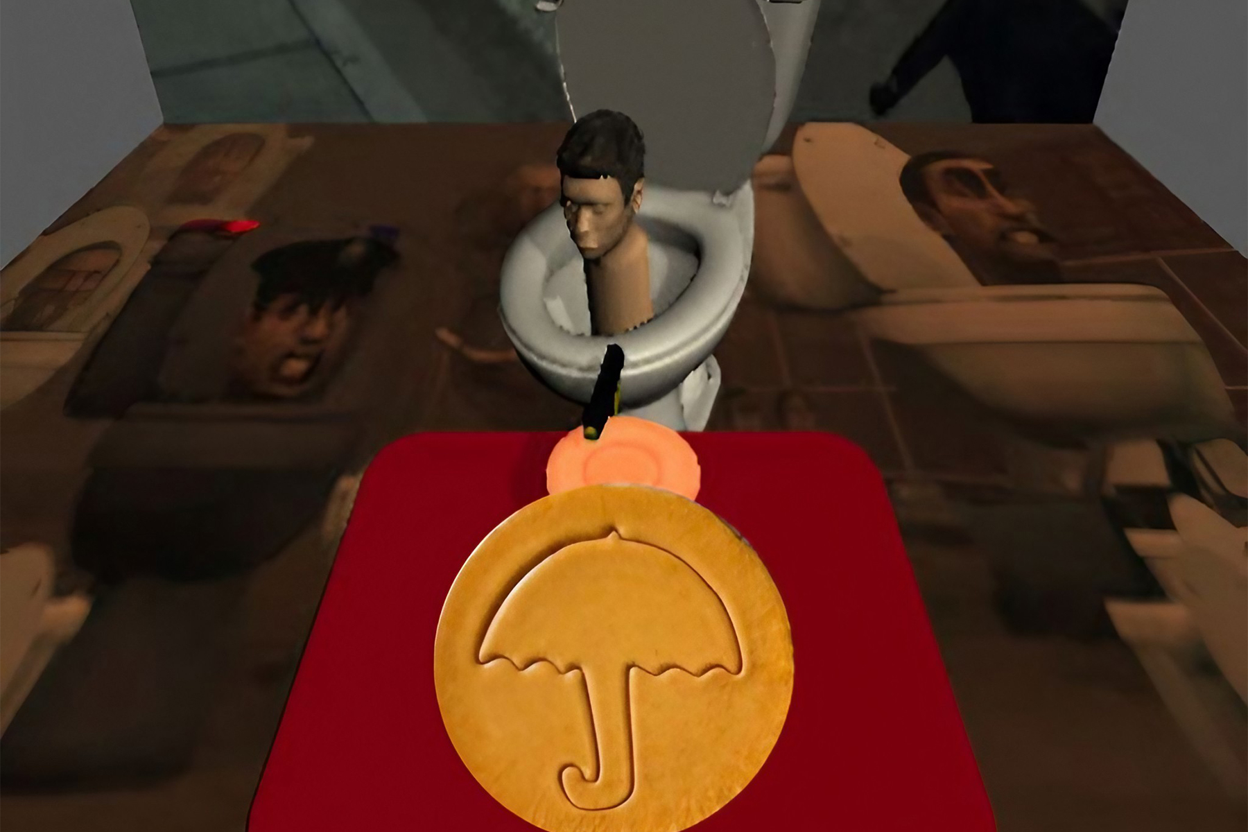 Skibidi Toilet Squid Game Dalgona