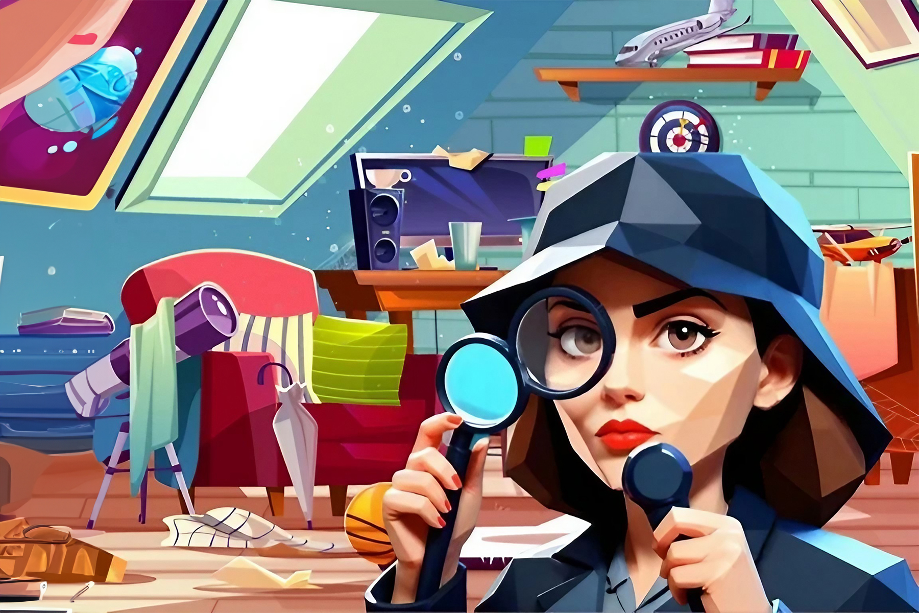 Hidden Object Rooms Exploration
