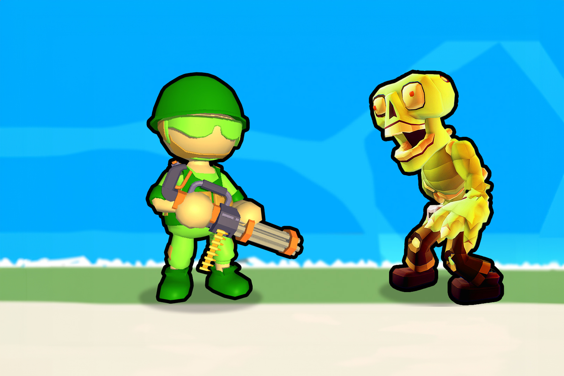 Destruction of Stickman Zombie