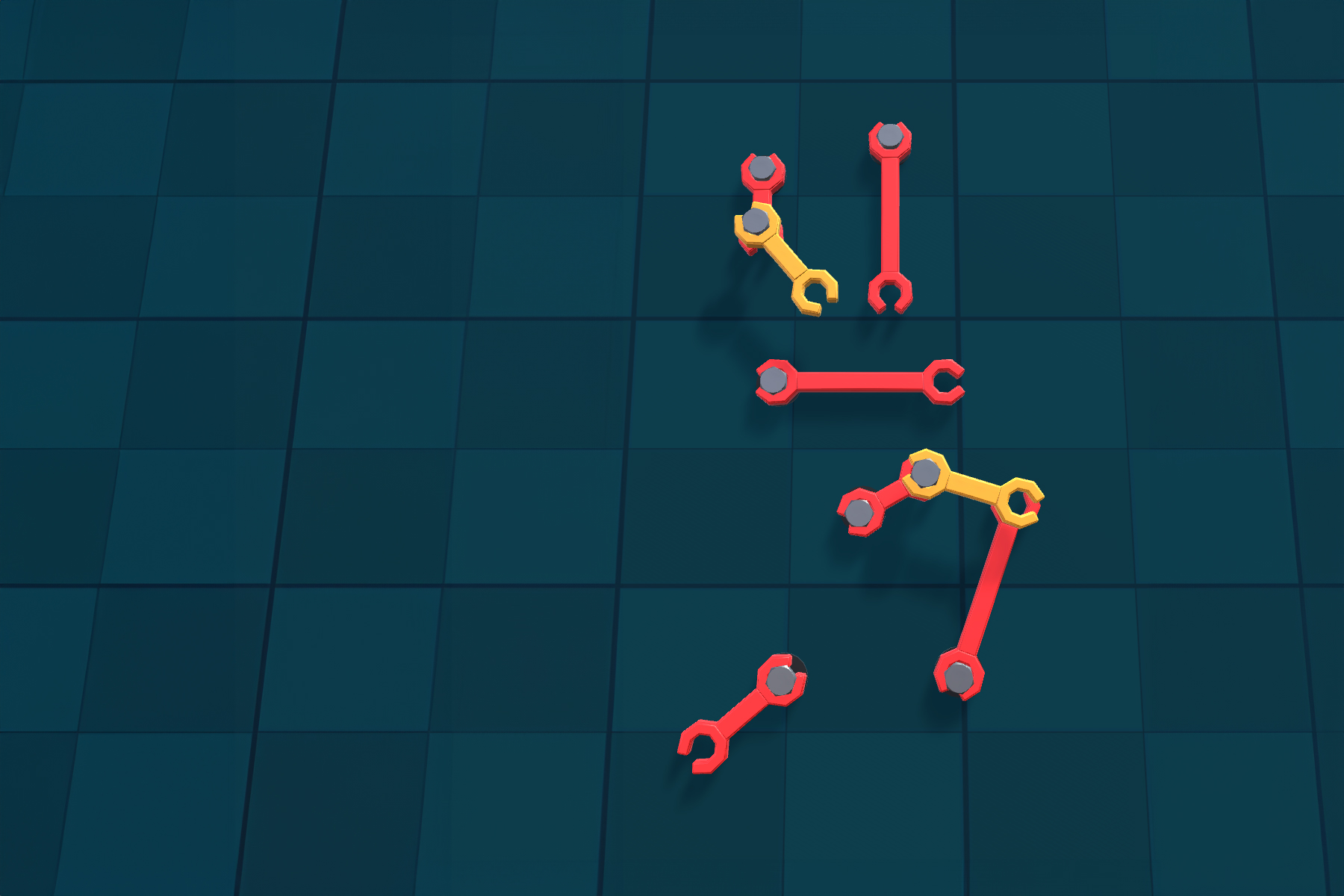 Wrench Nuts and Bolts Puzzle