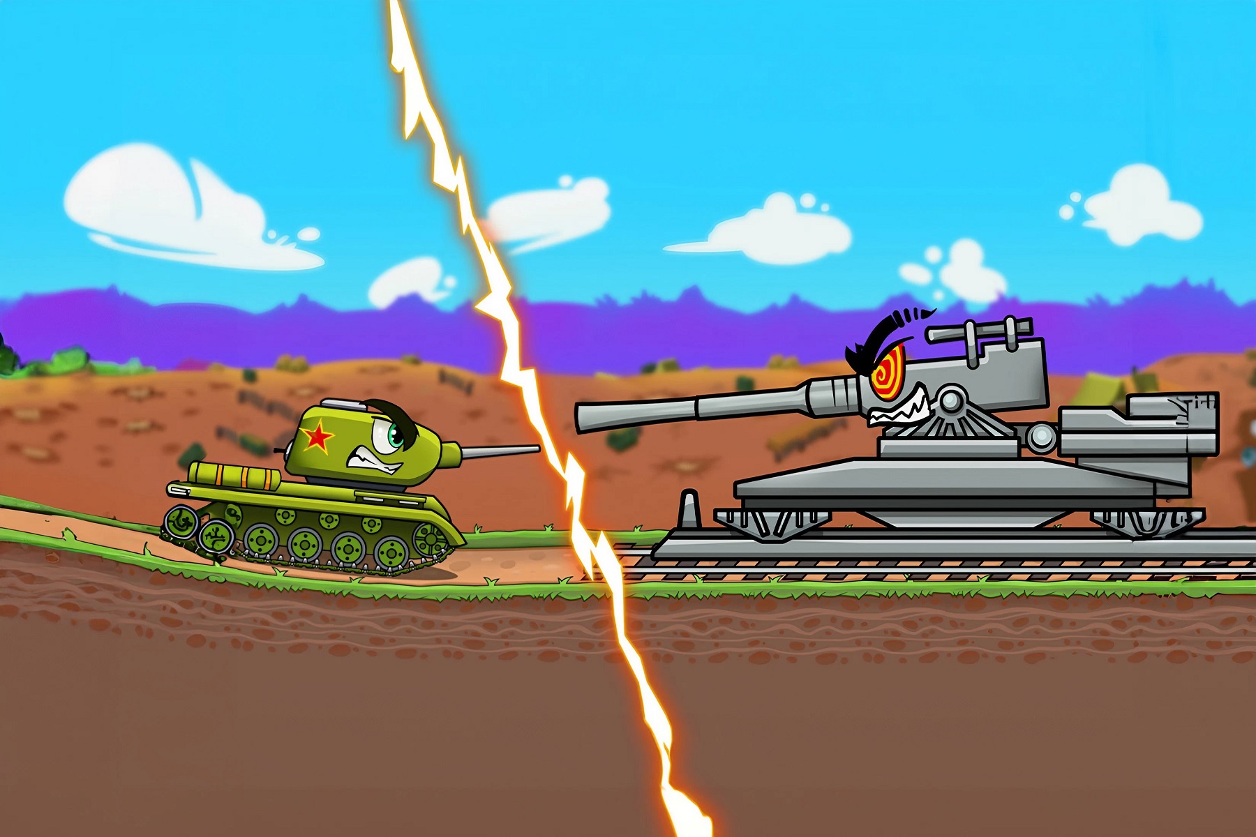 Tank War: Tank Battles 2D