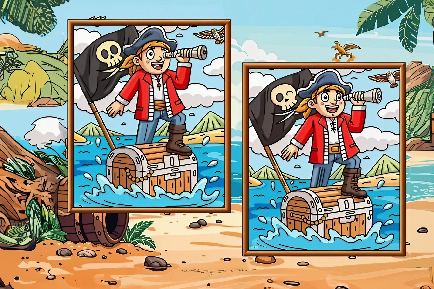 Pirates: Find The Diffs
