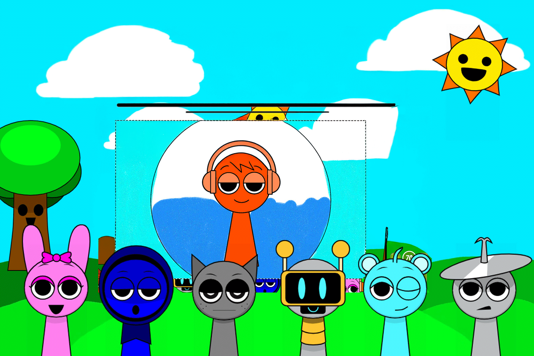 Sprunki Coloring Book