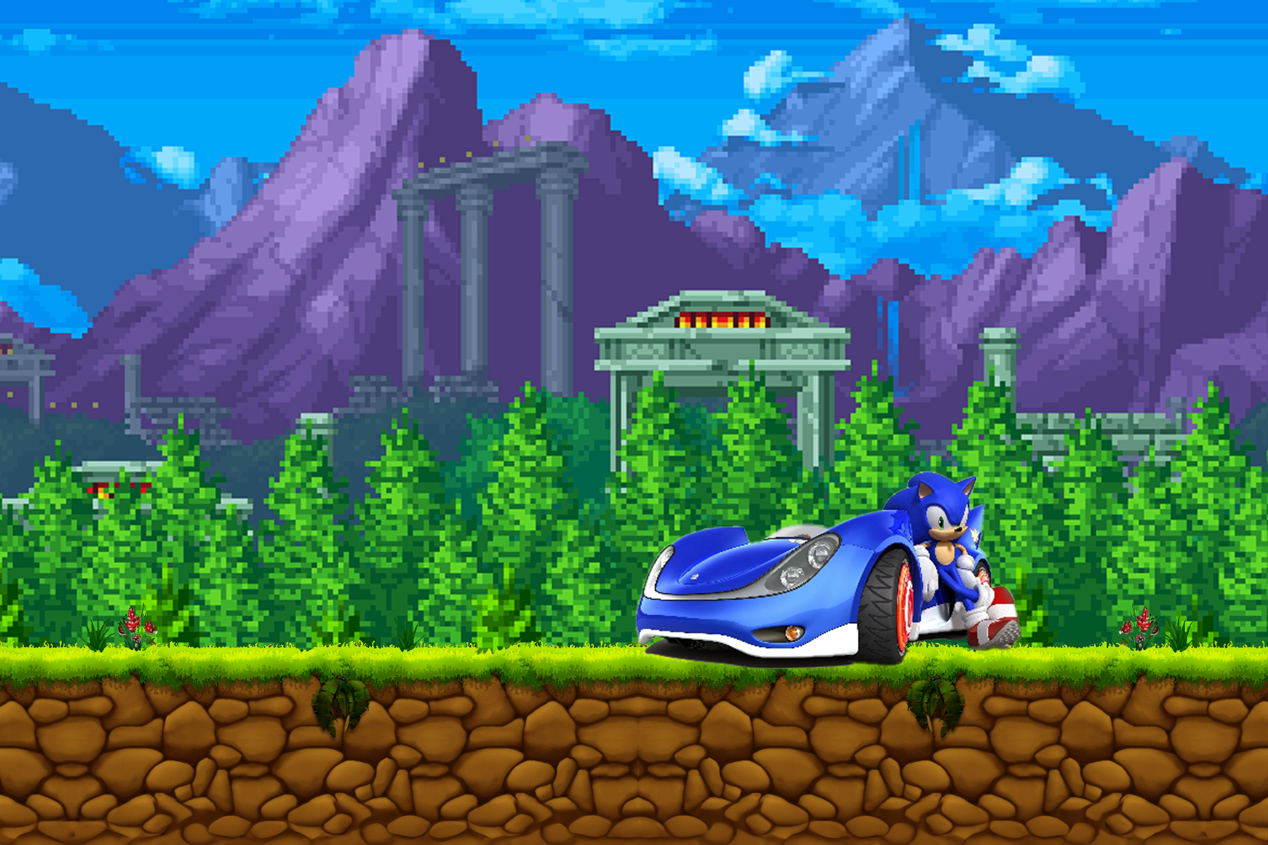 Sonic Wheelie Challenge