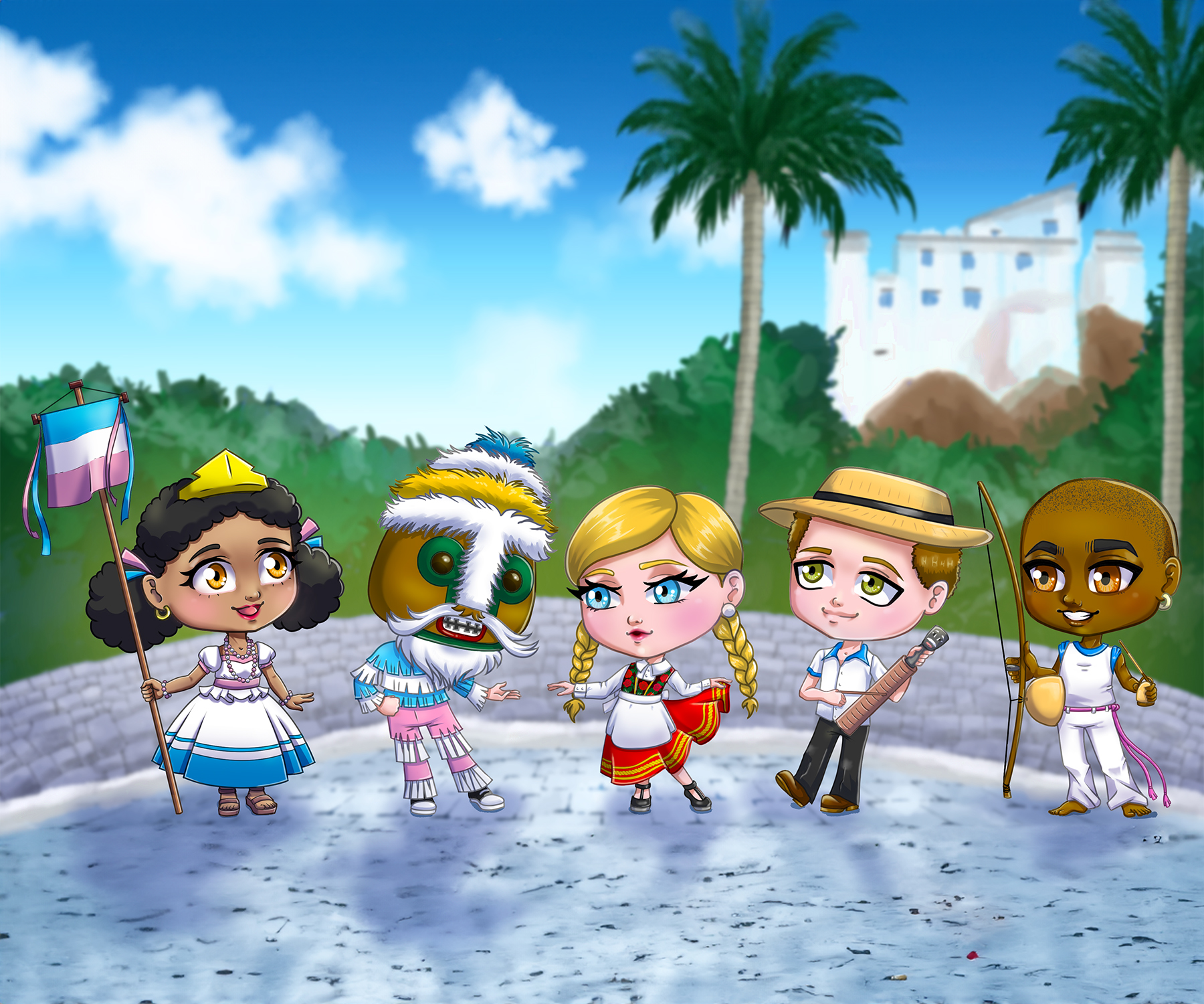 Mega Kawaii Chibi Avatar Maker - Folclores Edition