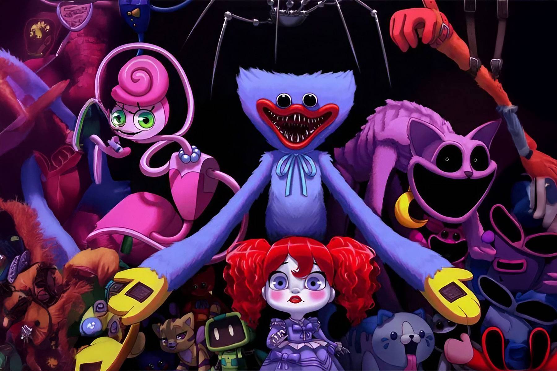 Poppy Huggy Horror Sliding