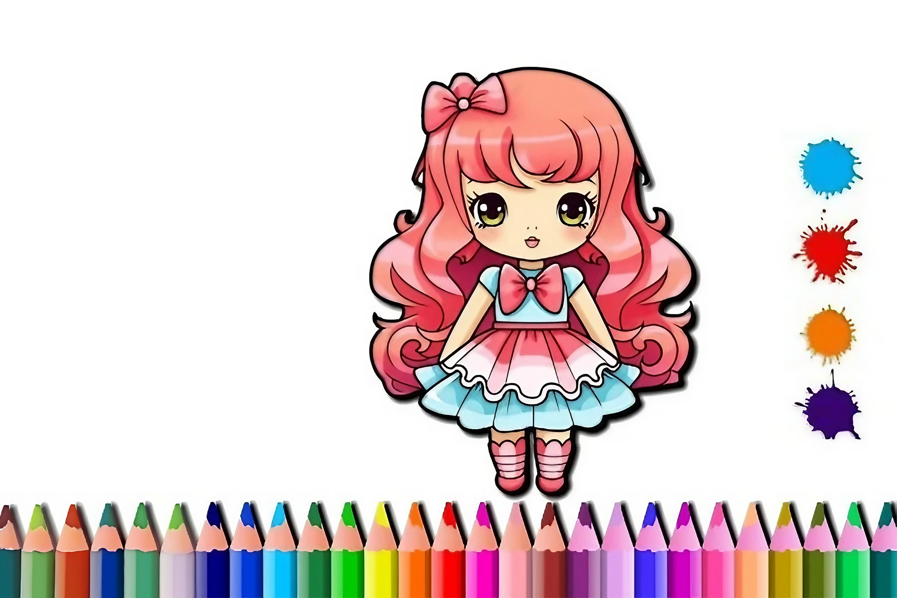 Chibi Doll Art Magic