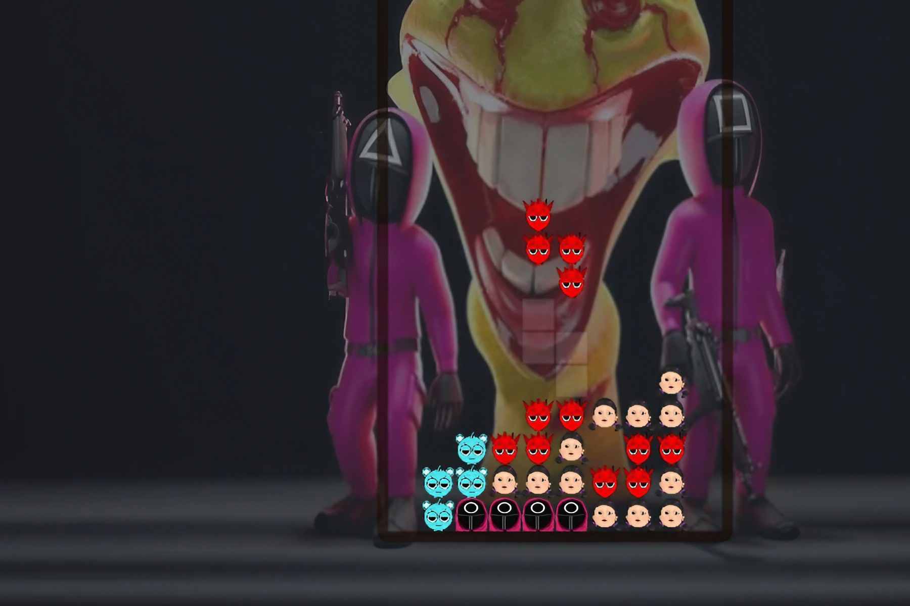 Squid Game X Sprunki Tetris