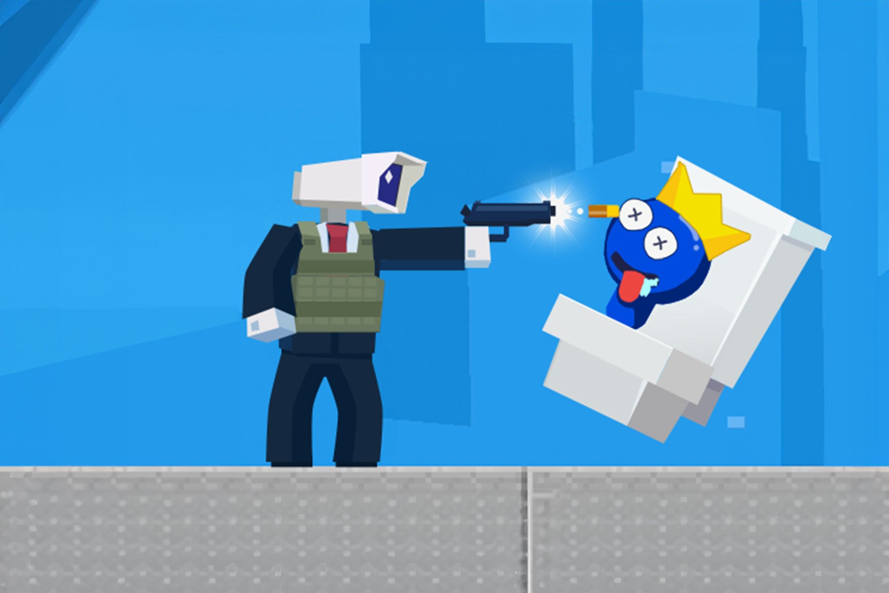 Cameraman vs Toilets Puzzle