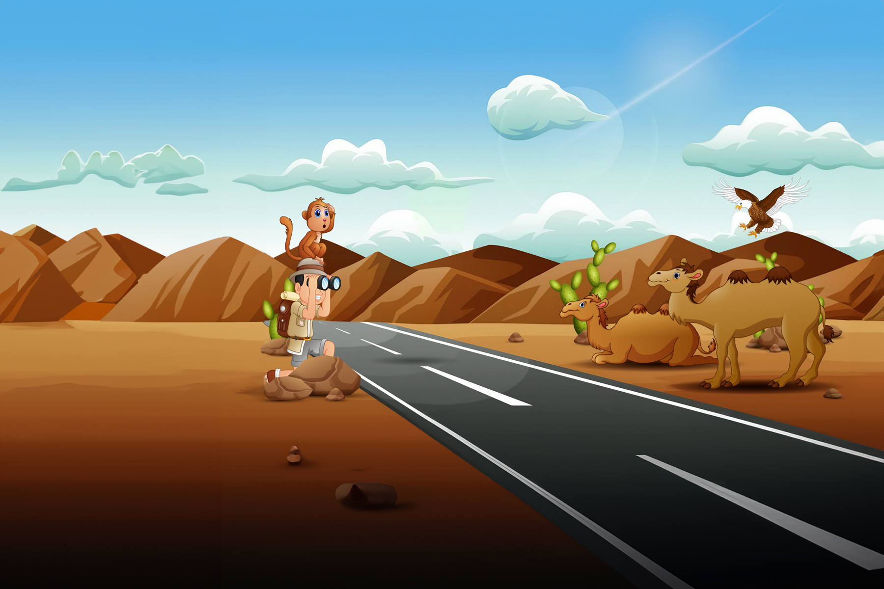 Spot 5 Differences Deserts