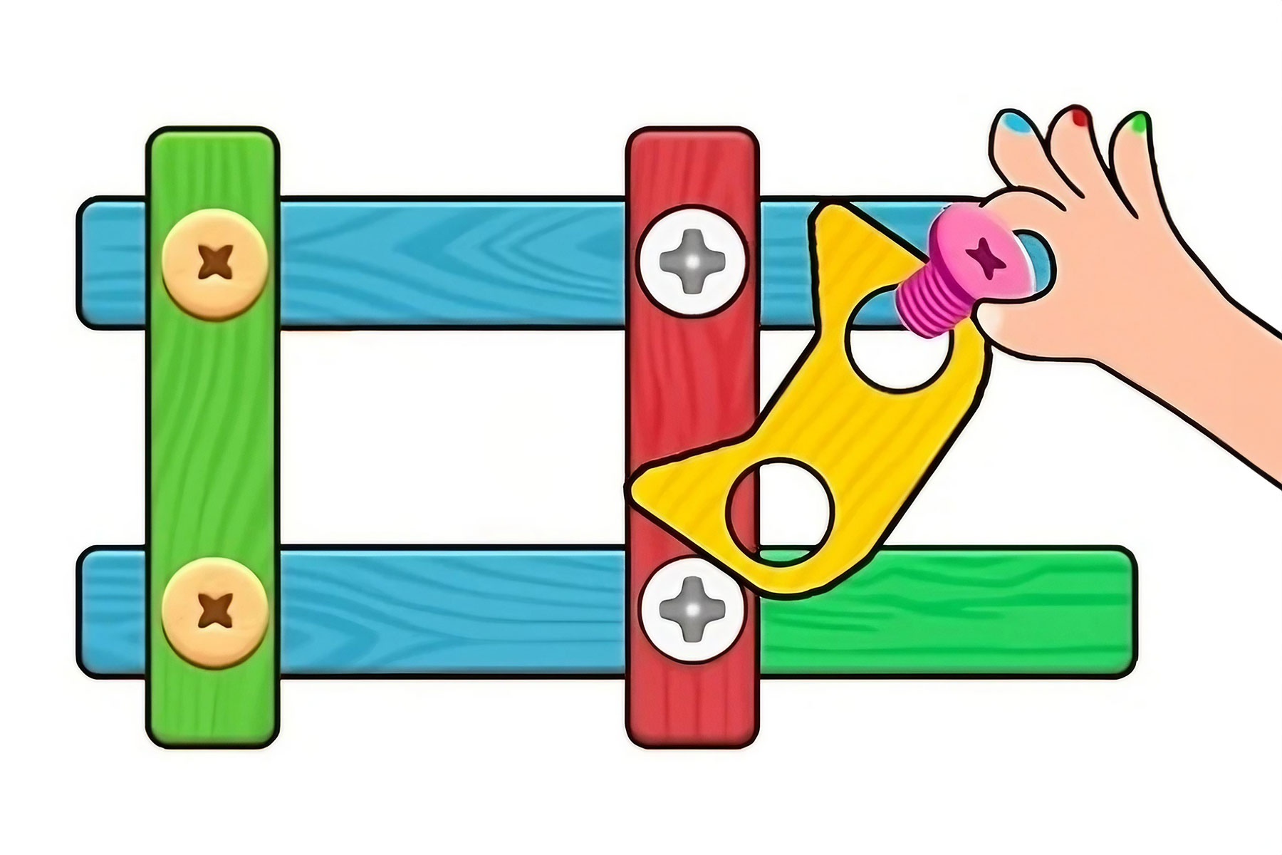 Nuts & Bolts: Screw Puzzle