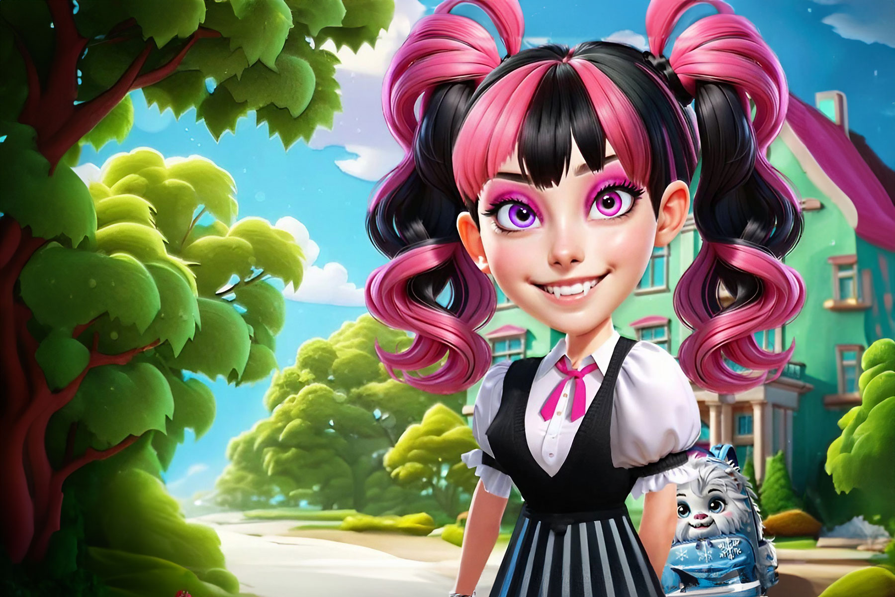 Princesses at Horror School