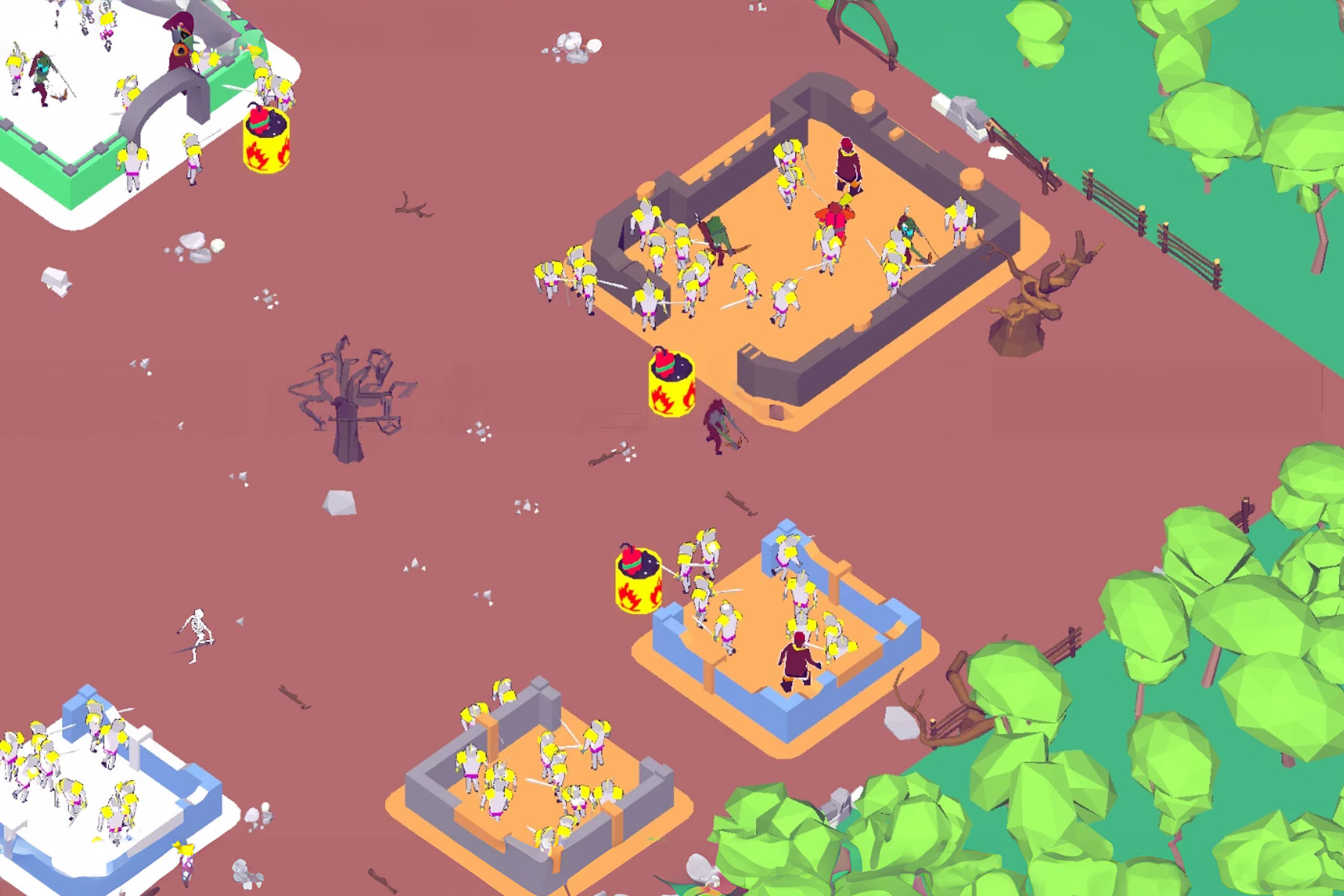 Undead World. Skeleton Warriors