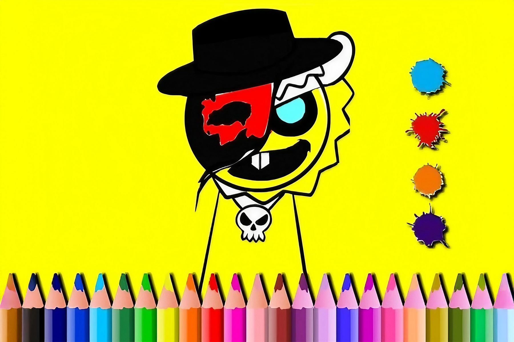 Sprunki Coloring Time