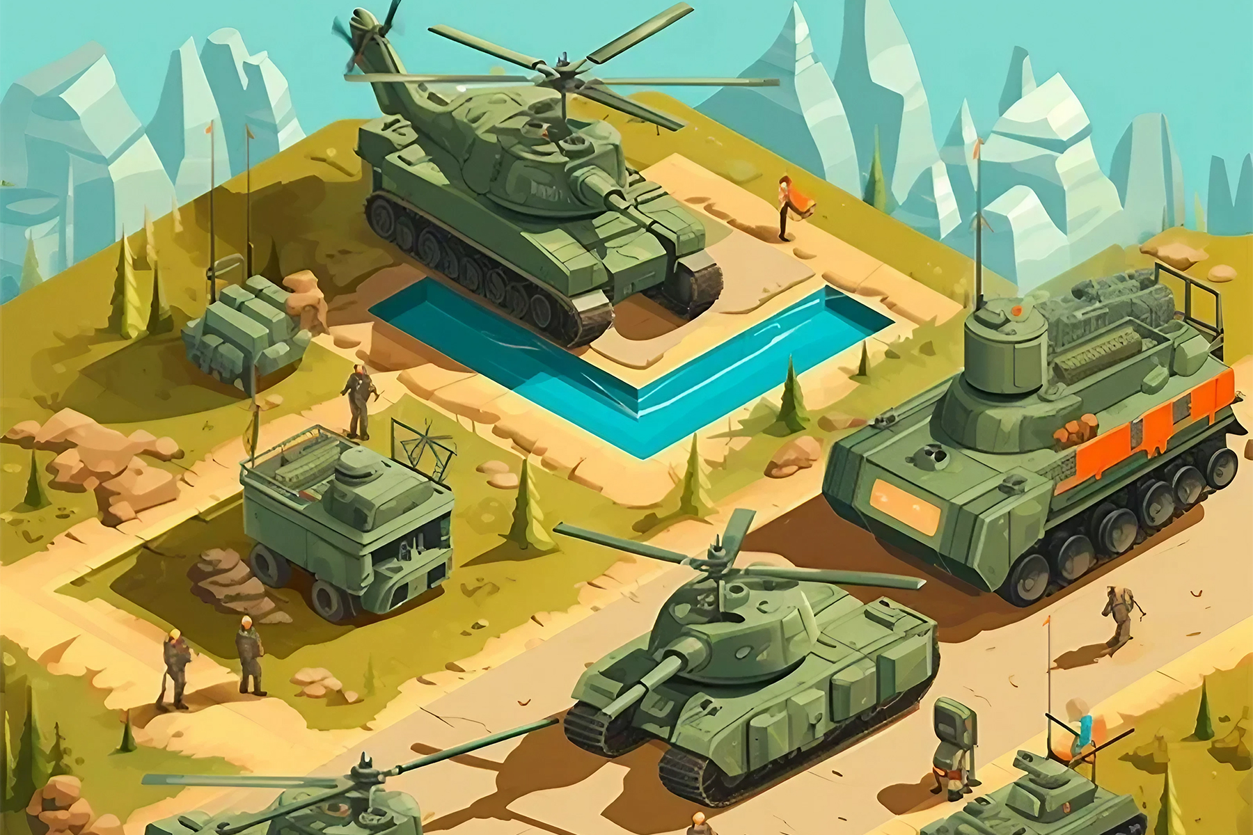 Idle Military Base. Army Tycoon