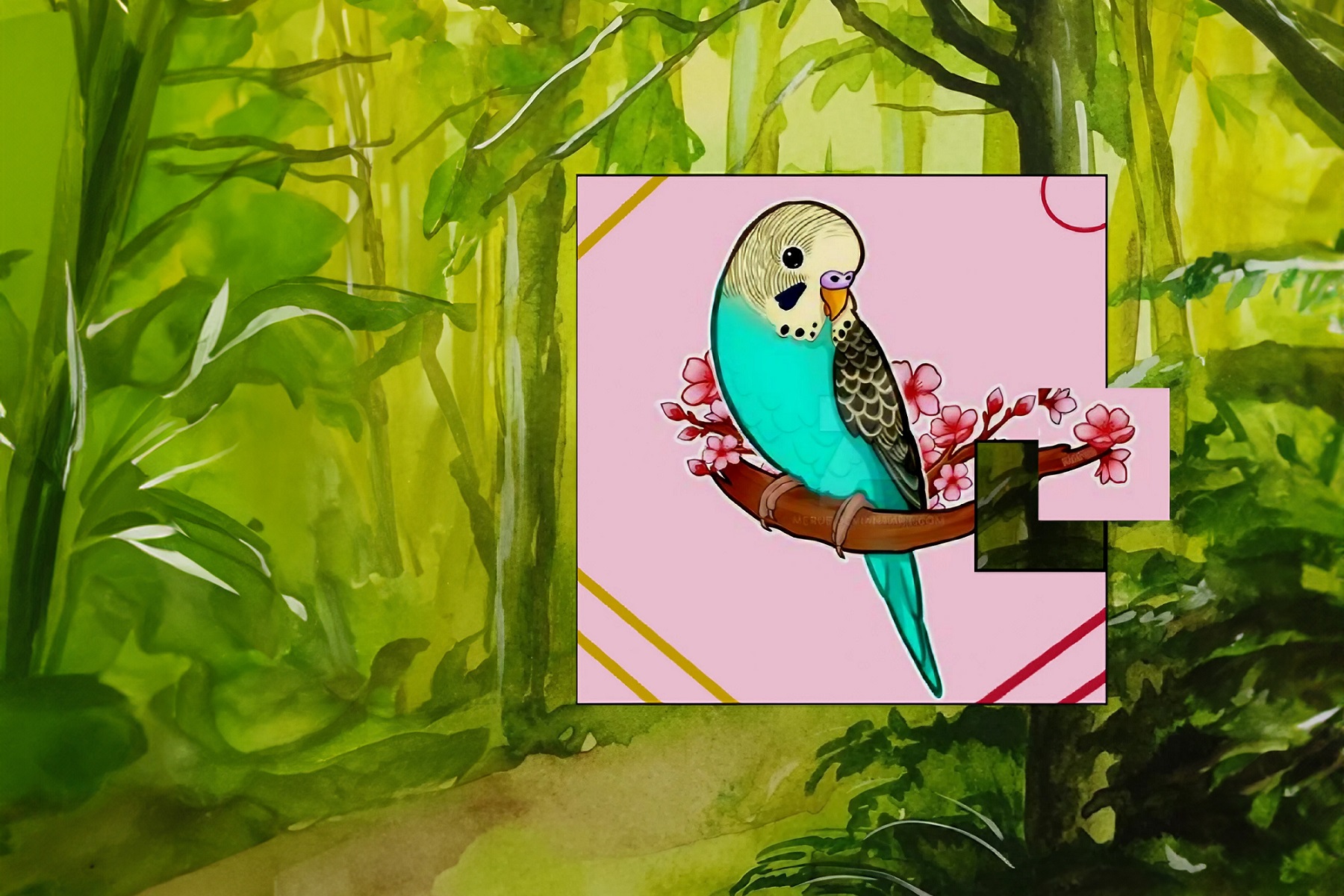 Cute Budgie Puzzle