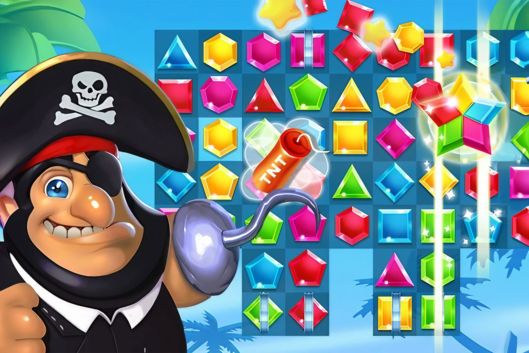 Pirates Match The Lost Treasure