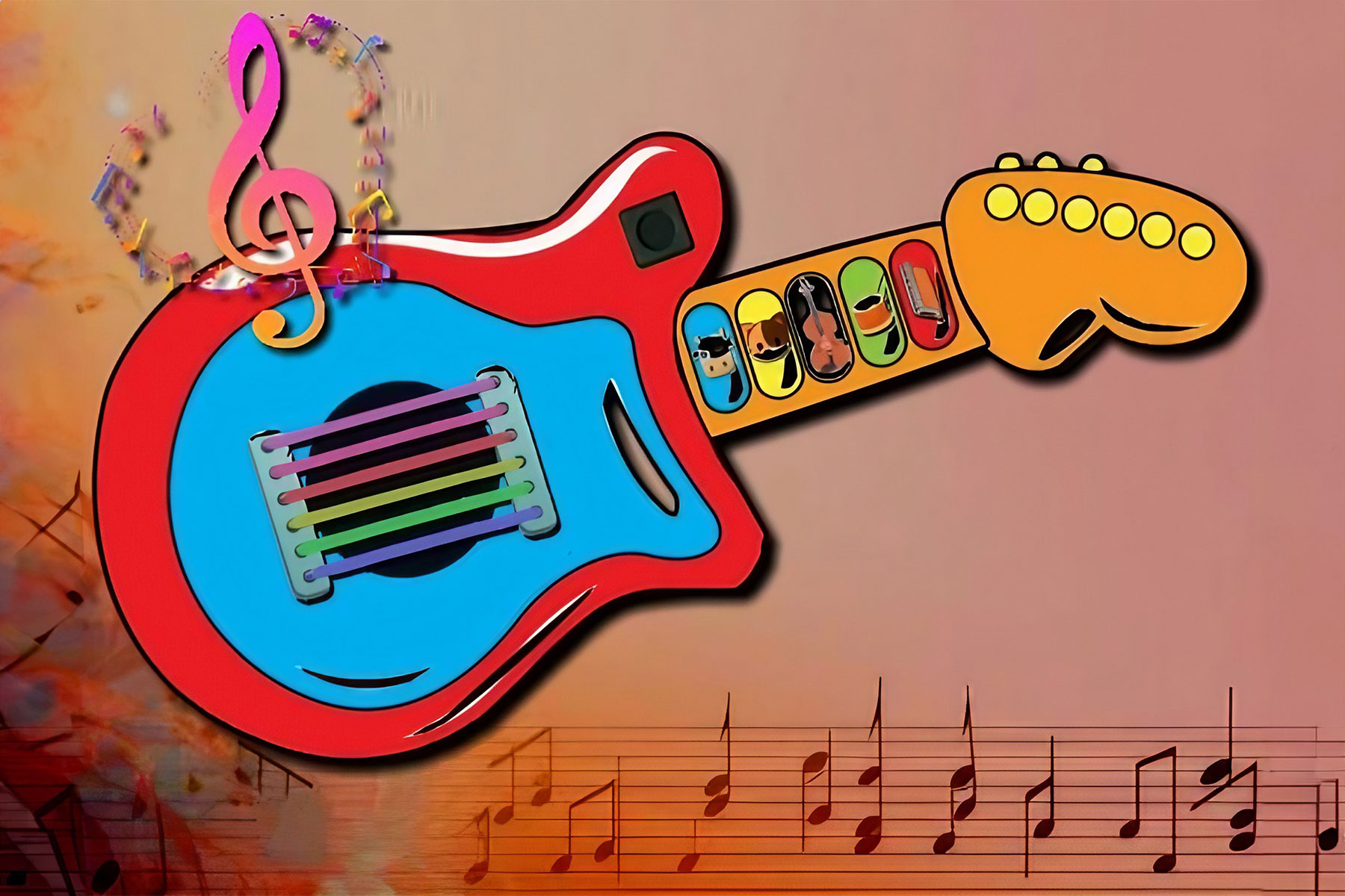 Kids Guittar Music Time