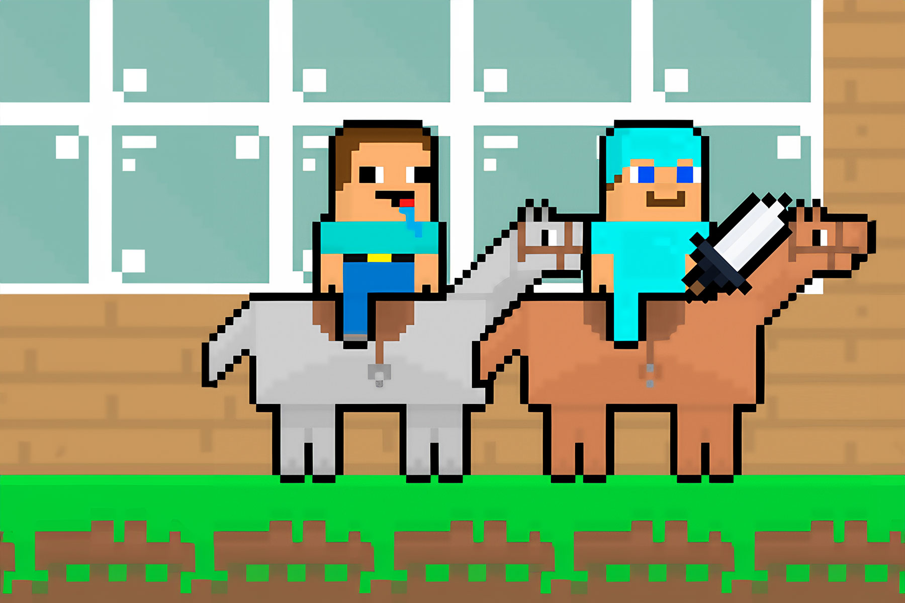 Noob vs Pro HorseCraft