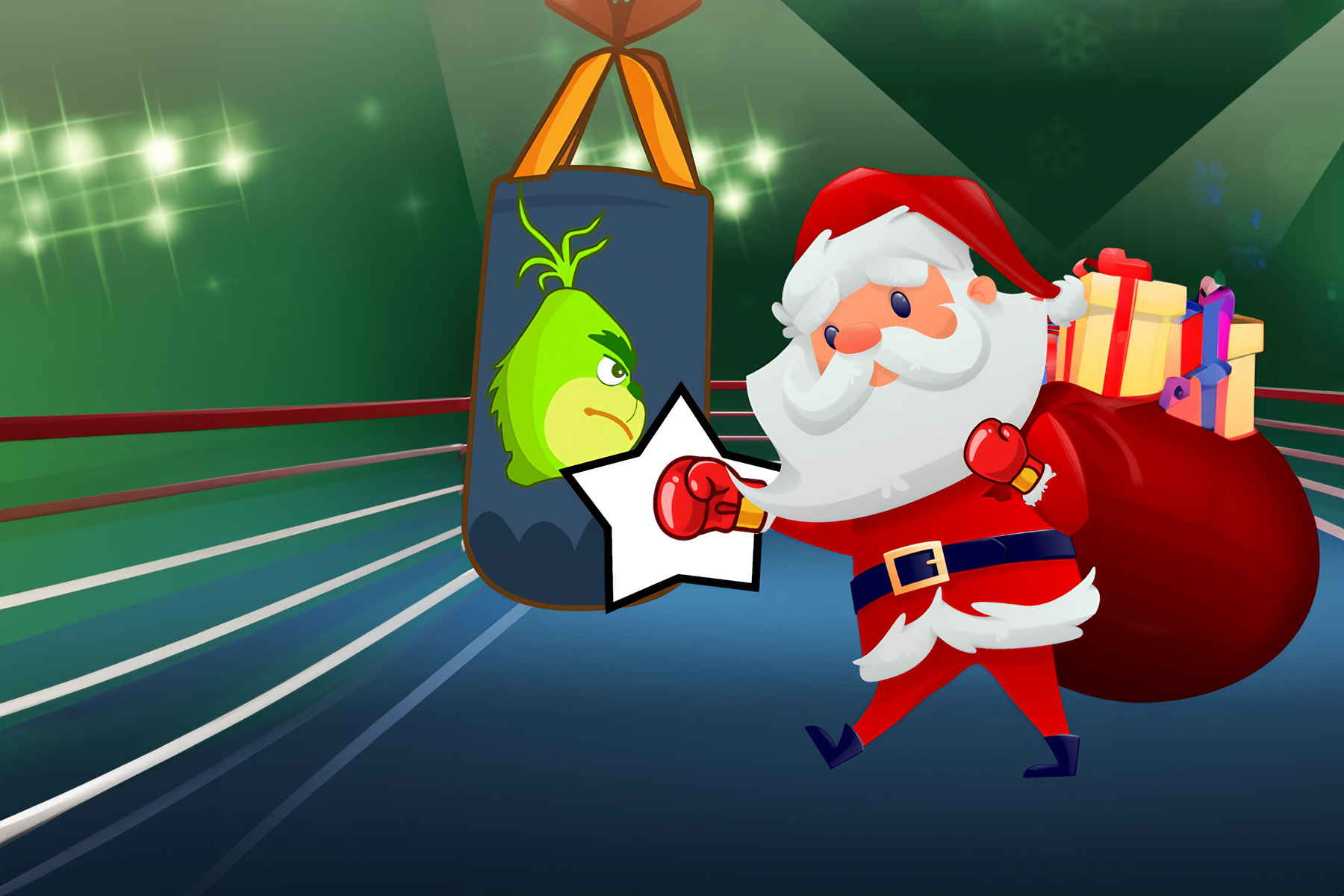 Math Boxing Christmas Addition