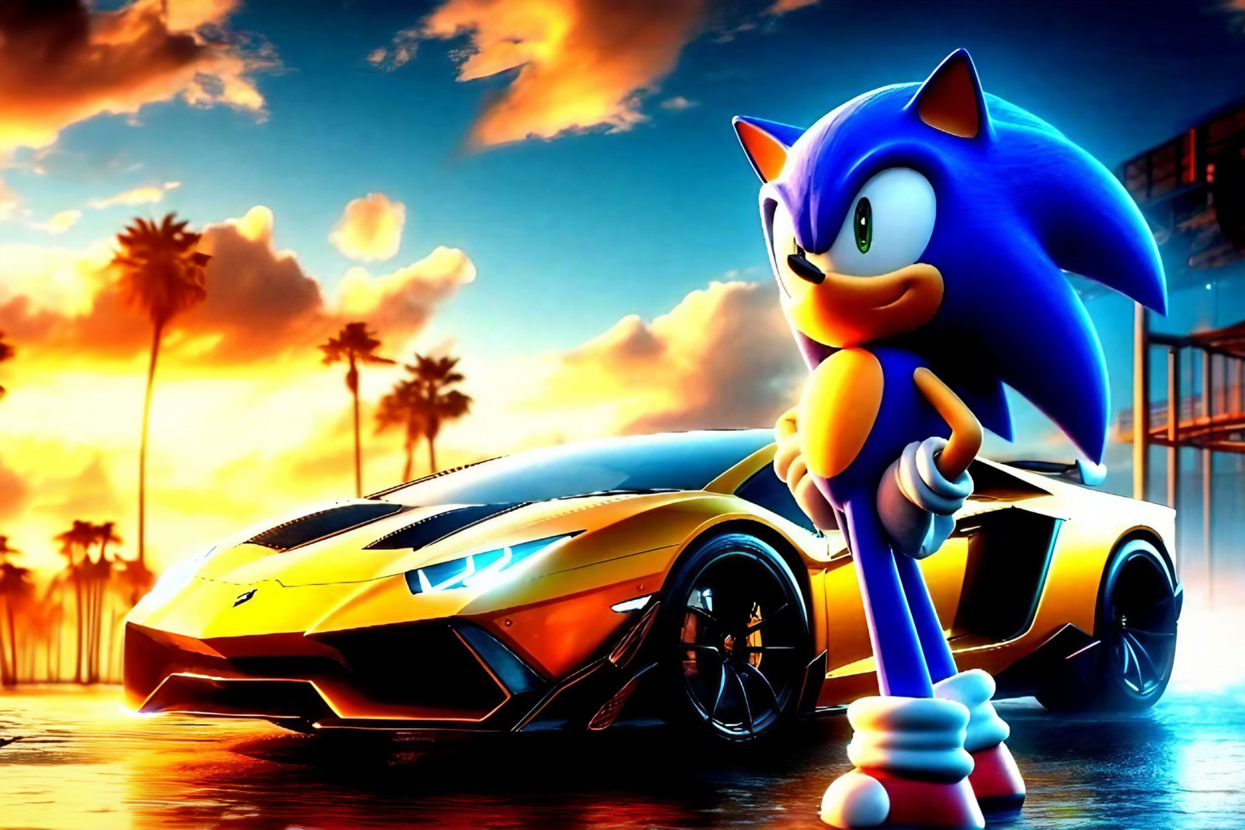 Sonic Run for Lamborghini