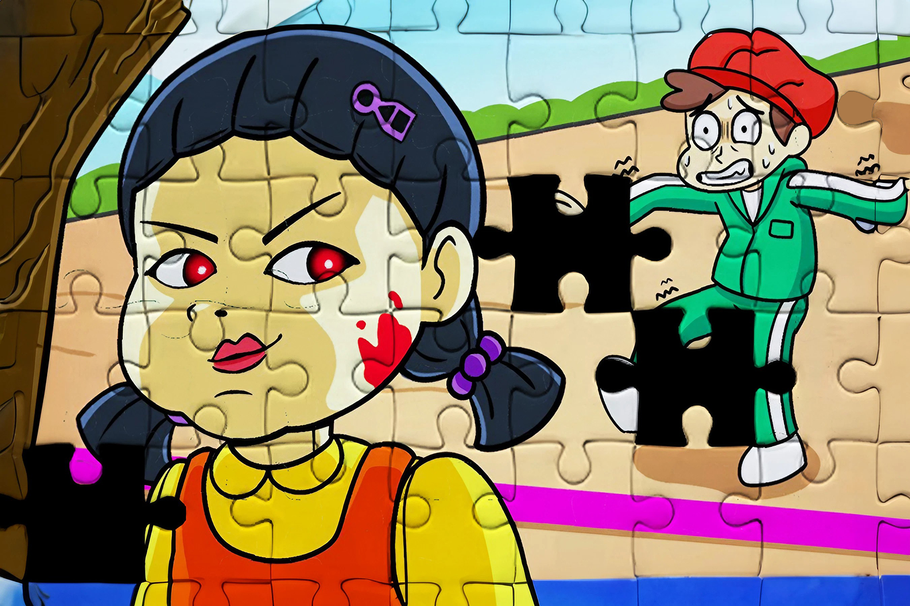 Fun Jigsaw. Collect a picture